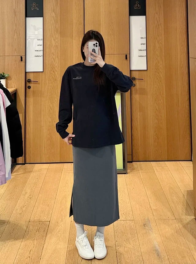 MK / 루루레몬 긴팔 티셔츠