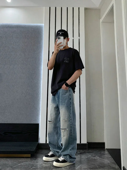 MK / 스투시 라운드넥 반팔