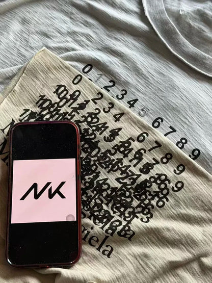 MK / 메종 마르지엘라 넘버 반팔 티셔츠