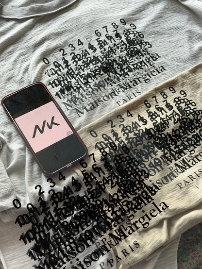 MK / 메종 마르지엘라 넘버 반팔 티셔츠