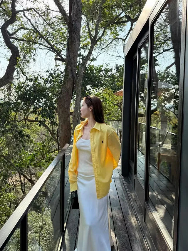 MK / 랄프 로렌 린넨 긴팔 셔츠