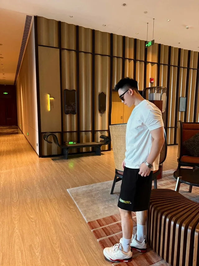 MK / 크롬하츠 크로스 플록 프린트 맨투맨