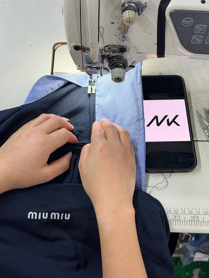 MK / 미우미우 카라 반팔 티셔츠