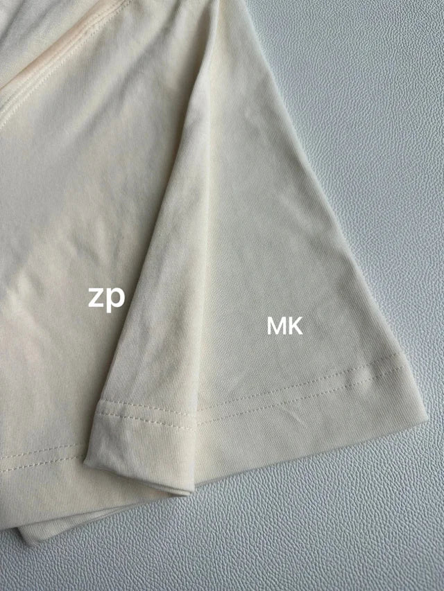 MK / 아미 파리 프린트 라운드넥 반팔티
