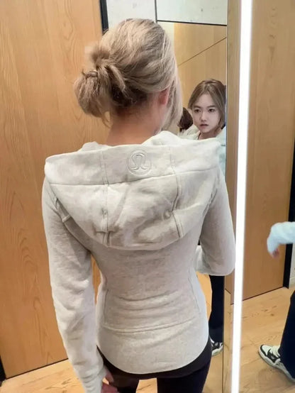 MK / 루루레몬 후드 지퍼 자켓