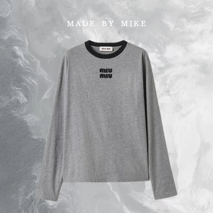 MK  / 크롬하츠 형광 호스슈 프린트 긴팔