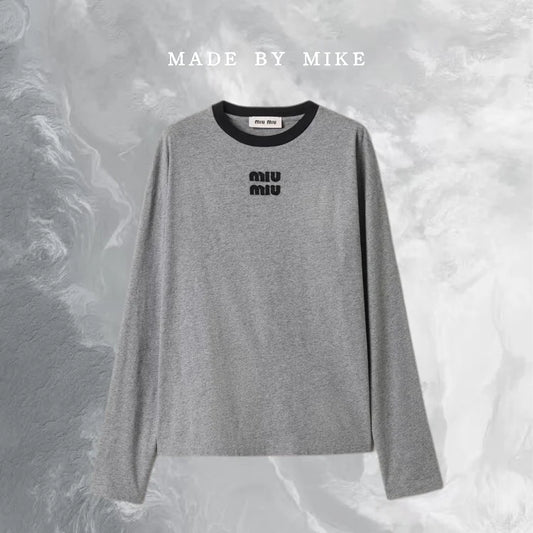 MK  / 크롬하츠 형광 호스슈 프린트 긴팔