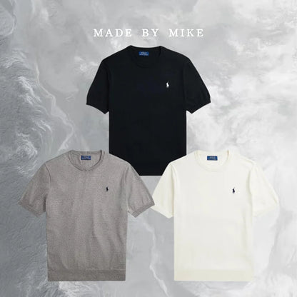 MK / 랄프 로렌 라운드넥 니트 반팔