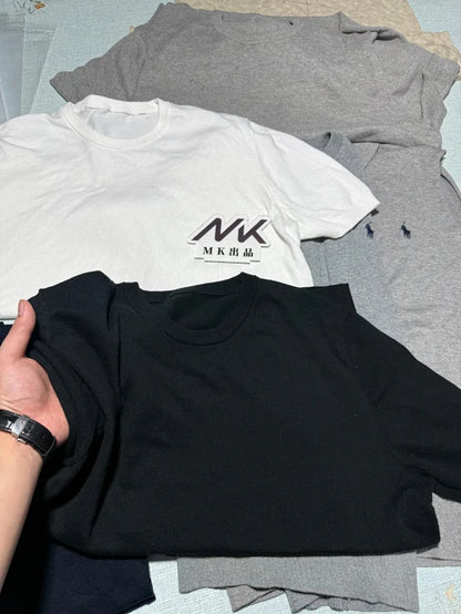 MK / 랄프 로렌 라운드넥 니트 반팔