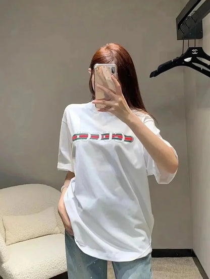MK / 구찌 대형 레터링 로고 반팔