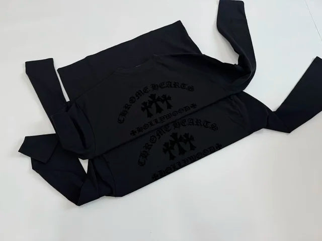 사탄 / 크롬하츠 베이스 레이어 긴팔 티셔츠