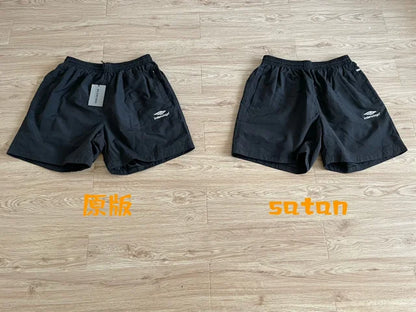 사탄 / 발렌시아가 나일론 루즈핏 쇼츠