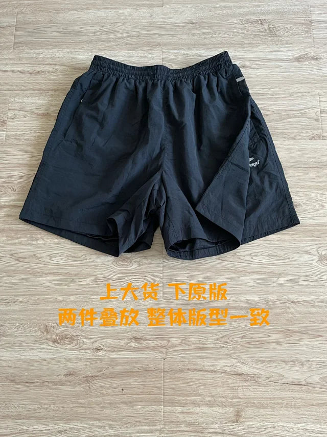 사탄 / 발렌시아가 나일론 루즈핏 쇼츠