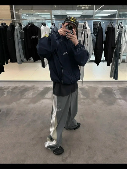 사탄 / 발렌시아가 루즈핏 트레이닝 팬츠