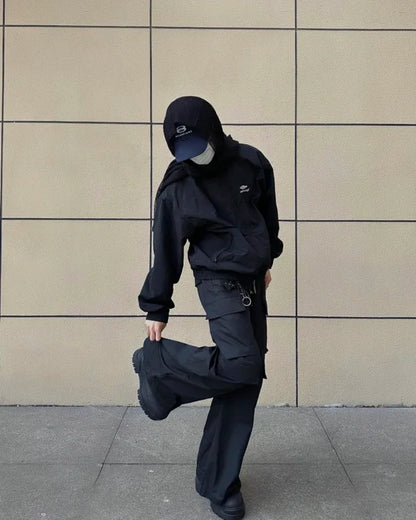 사탄 / 발렌시아가 숏와이드핏 스키 자켓