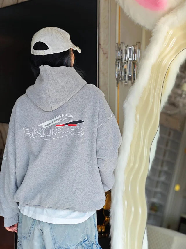 MK / 발렌시아가 자수 후드티