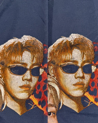 꼬부기 / 발렌시아가 인물 크리트 프린트 반팔 티셔츠