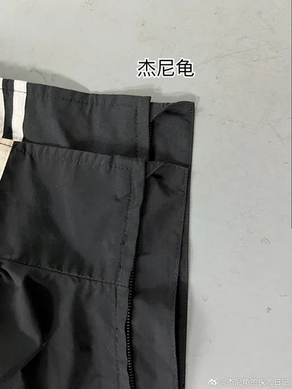 꼬부기  /  발렌시아가 자수 스트라이프 트레이닝 자켓 긴바지 세트