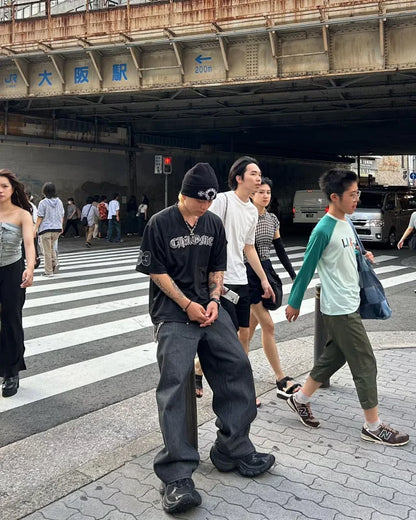 꼬부기 / 발렌시아가 자체 디자인 하키 메쉬 반팔 티셔츠