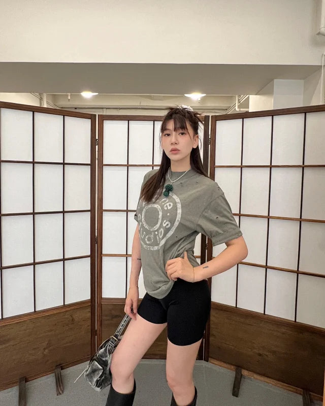 꼬부기 / 아크네스튜디오 남성 여성 반팔 티셔츠