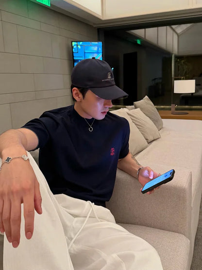 큐피드 / 브루넬로 쿠치넬리 캐시미어 코튼 수놓음 반팔