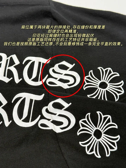 꼬부기 / 발렌시아가 오리지널 산스크리트 숄더오버 프린트 반팔 티셔츠