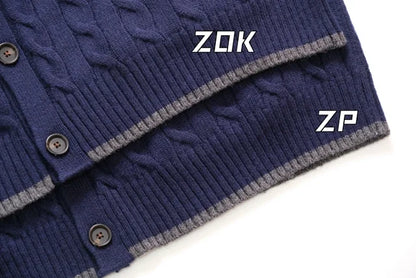 ZOK / 폴로 니트 스웨터