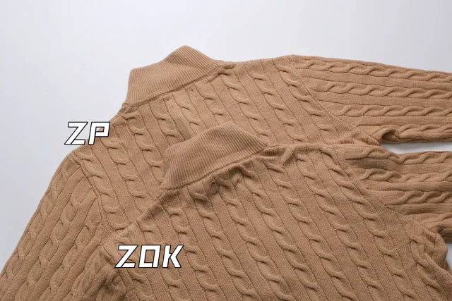 ZOK / 폴로 니트 스웨터