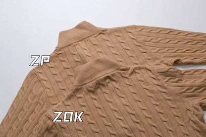 ZOK / 폴로 니트 스웨터