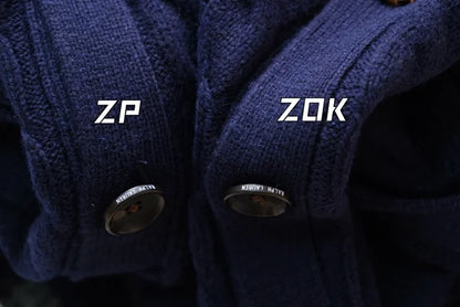 ZOK / 폴로 니트 카디건