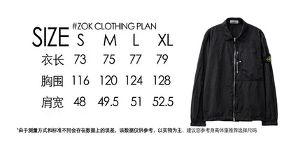ZOK / 스톤아일랜드 나일론 메탈 얇은 긴팔 자켓