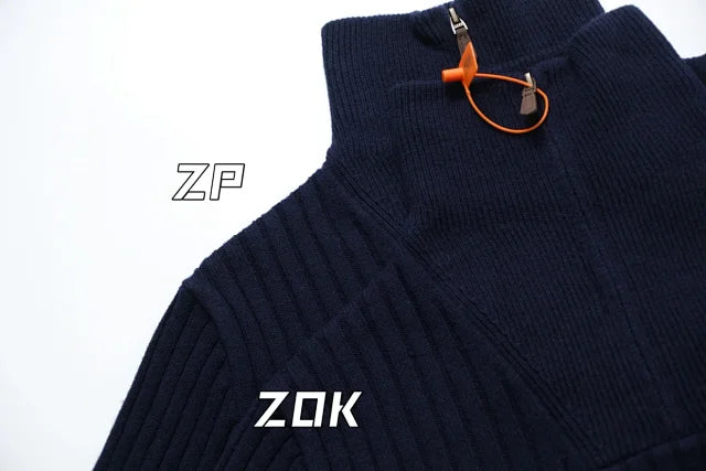 ZOK / 폴로 니트 스웨터