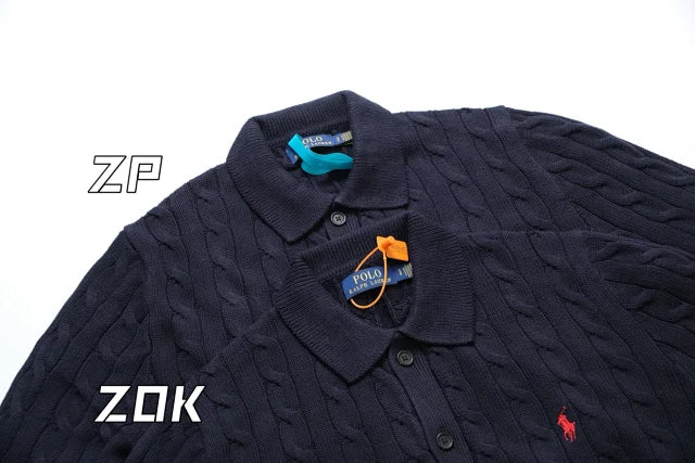 ZOK / 폴로 니트 스웨터