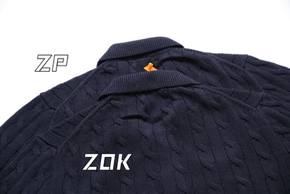 ZOK / 폴로 니트 스웨터