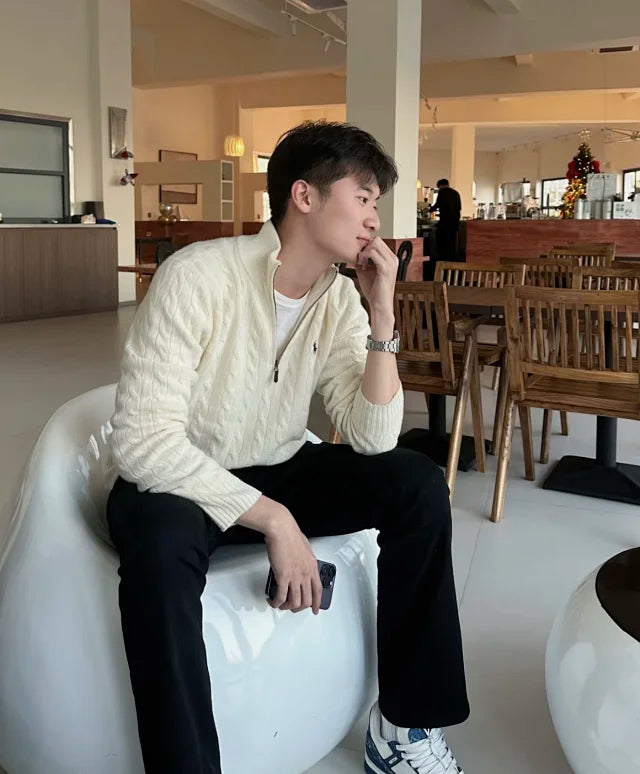 ZOK / 폴로 니트 스웨터