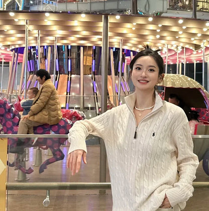 ZOK / 폴로 니트 스웨터