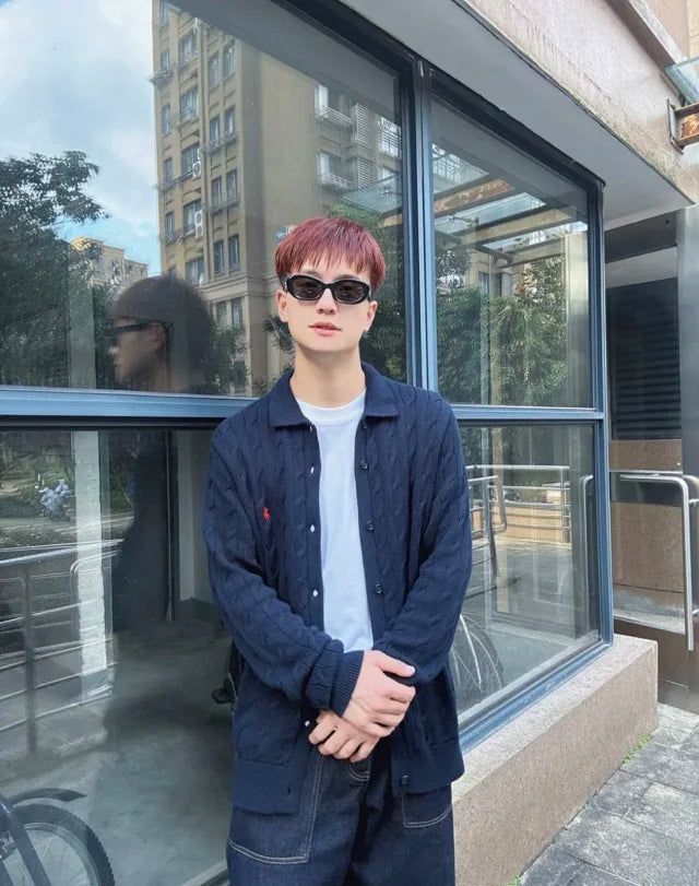 ZOK / 폴로 니트 스웨터