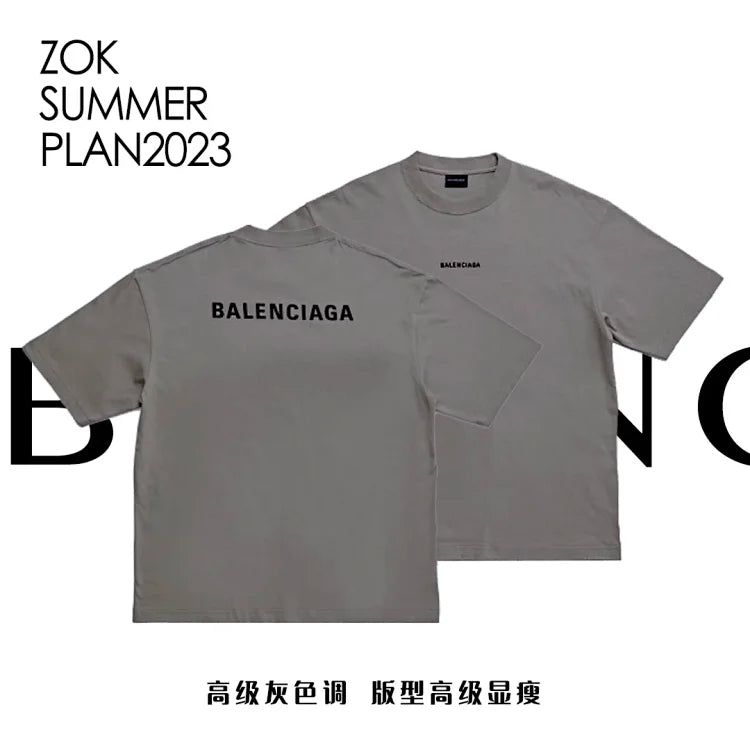 zok/발렌시아가 남성 반팔 티셔츠