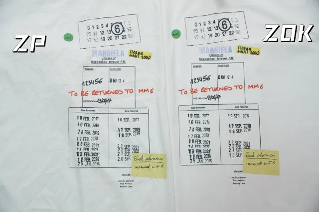 ZOK / 메종마르지엘라 반팔티