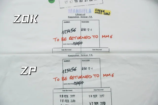 ZOK / 메종마르지엘라 반팔티