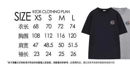 ZOK / 로에베 자수 반팔티