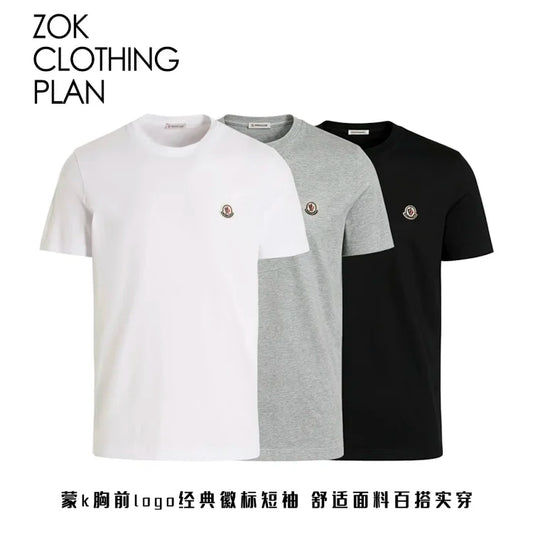 ZOK / 몽클레어 로고 반팔