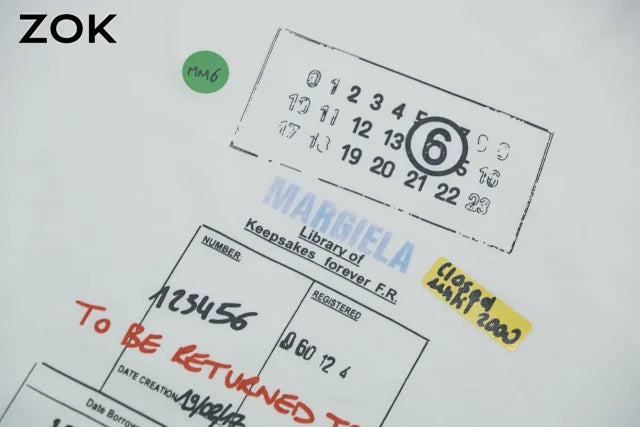 ZOK / 메종마르지엘라 반팔티