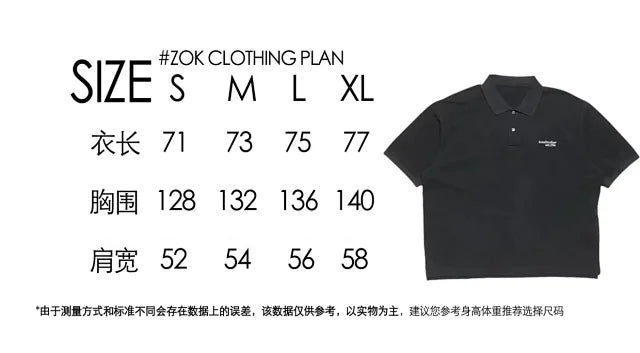 ZOK / 아크네스튜디오 자수 폴로 셔츠