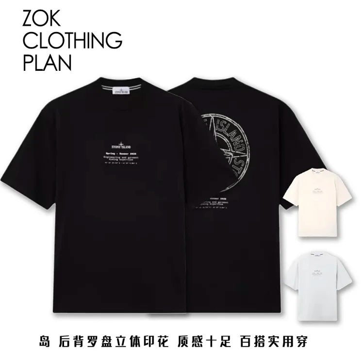 ZOK / 스톤아일랜드 프린트반팔티셔츠