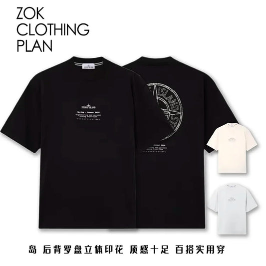 ZOK / 스톤아일랜드 프린트반팔티셔츠