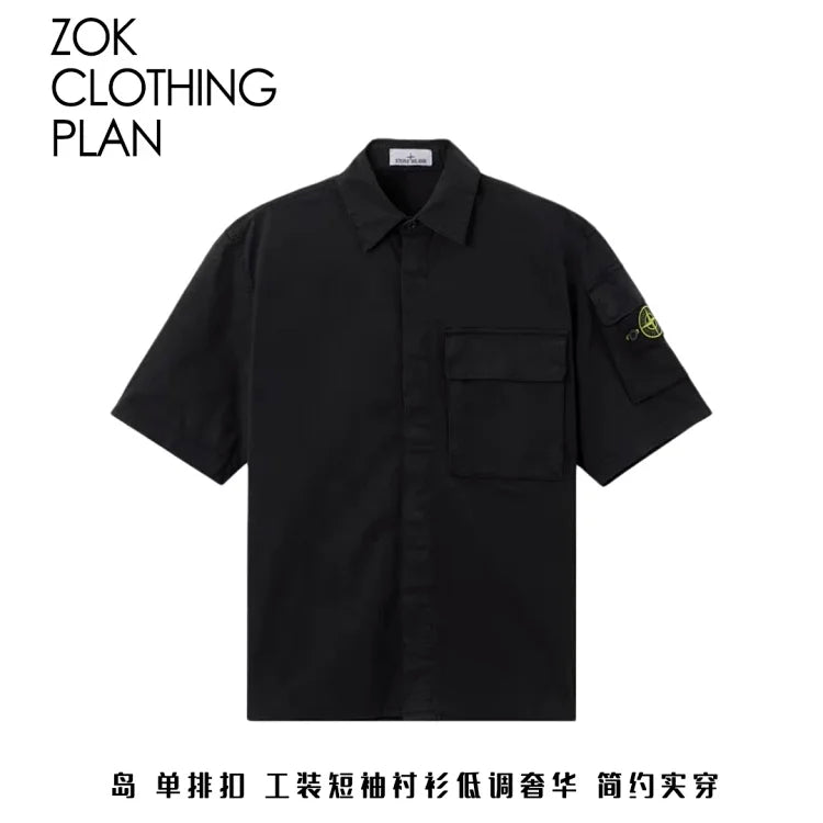 ZOK / 스톤 아일랜드 반팔 셔츠