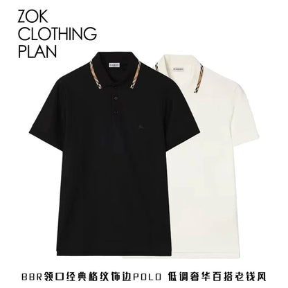 ZOK / 랄프 로렌  칼라 라인 체크 셔츠