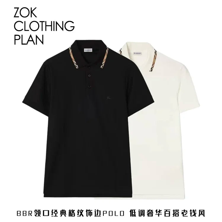 ZOK / 랄프 로렌  칼라 라인 체크 셔츠