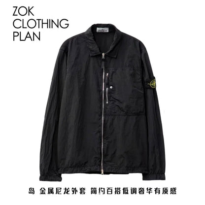 ZOK / 스톤아일랜드 나일론 메탈 얇은 긴팔 자켓